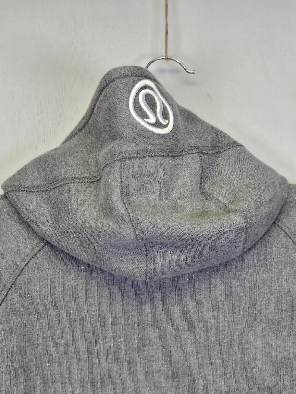 Lululemon Scuba Jacket Full Zip Hoodie Size 8 Grey Sparkle - Picture 11 of 16